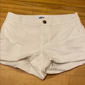 Old navy white jean shorts